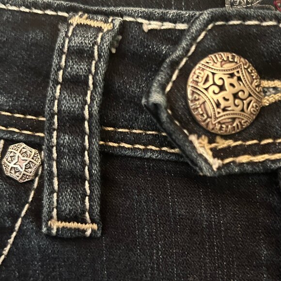 SIlver Jeans Tuesday skinny jeans sz 26 - Picture 3 of 12